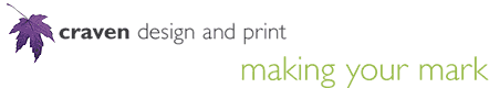 craven design and print &nbsp;making your mark